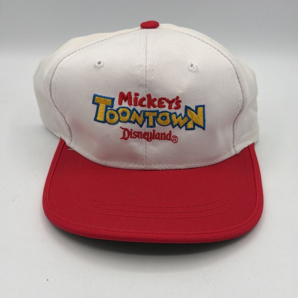 1993 Rare Vintage Disneyland Toontown Pop-up Diorama Snap Back Hat